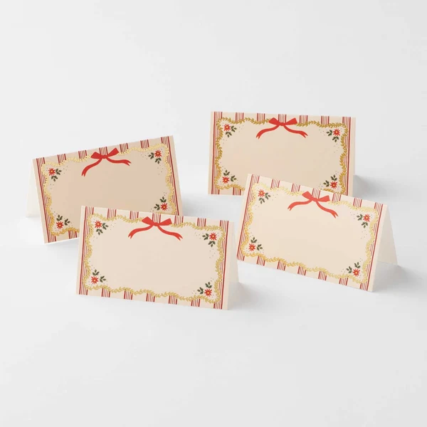 Holly Jolly Place Cards Set of 8