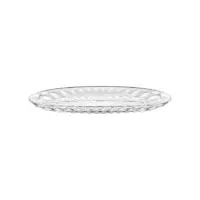 LARGE OVAL TRAY VANITY CLEAR