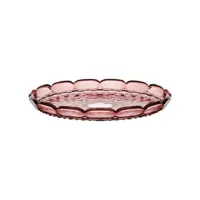 LARGE ROUND TRAY VANITY MAUVE