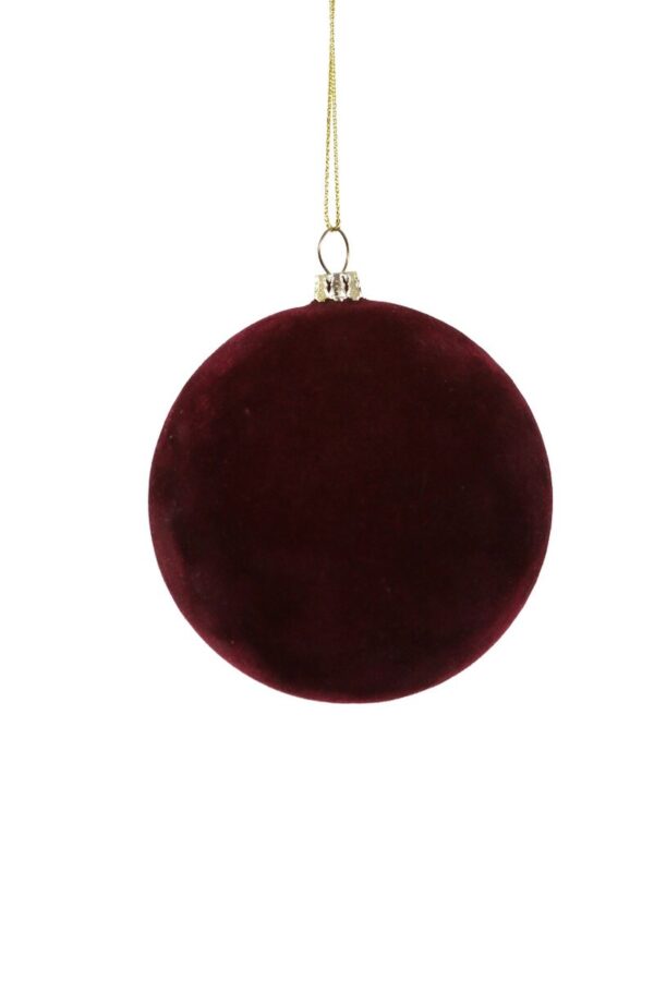 Crushed Velvet Ball - Oxblood Medium - Case Of 6