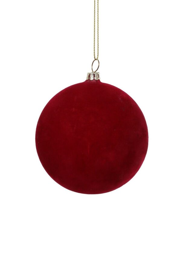 Crushed Velvet Ball - Scarlet Medium - Case Of 6