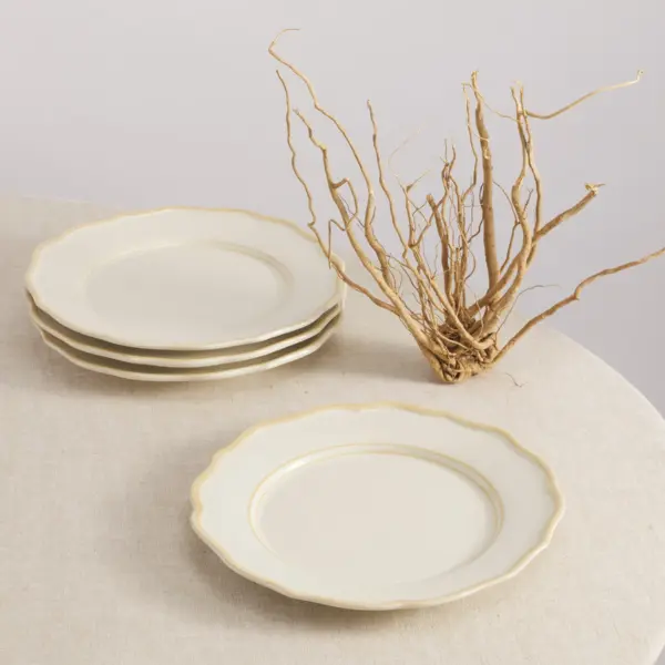 Colette Dinner Plate Beige Set of 6
