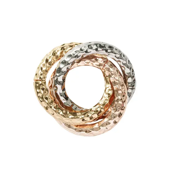Trinity Napkin Ring in Multi, Set of 4 in a Gift Box