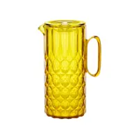 PITCHER WITH LID VANITY SAFFRON YELLOW