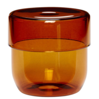 POP STORAGE JAR SMALL AMBER