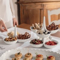 HORS D'OEUVRES DISH 'TIFFANY' GREEN - Imagen 2