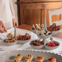 HORS D'OEUVRES DISH 'TIFFANY' TERRACOTTA - Imagen 2