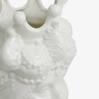 REMIRE CERAMIC VASE S WHITE - Imagen 2