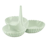 HORS D'OEUVRES DISH 'TIFFANY' GREEN
