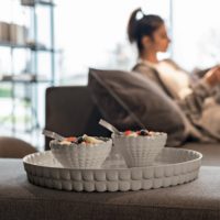 SERVING CUP CM 12 TIFFANY GREY - Imagen 3