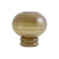 GOLI VASE/CANDLEHOLDER L OLIVE