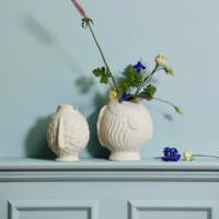 DUCIE FISH VASE S WHITE - Imagen 3