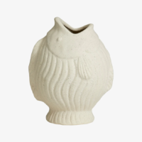 DUCIE FISH VASE L WHITE