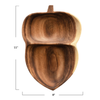 Acacia Wood Acorn Dish - Imagen 3