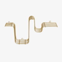 BRAVA SHELF BRASS FINISH