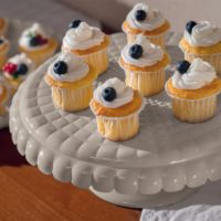SMALL CAKE STAND WITH DOME TIFFANY GREY - Imagen 2