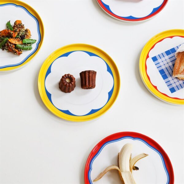 Plate Daydream Bulge Red / Set Of 2 - Imagen 3