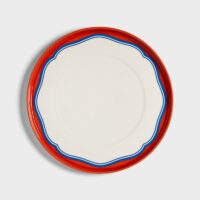 Plate Daydream Bulge Red / Set Of 2