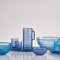 SMALL OVAL SERVING TRAY VANITY DENIM BLUE - Imagen 3