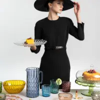 PITCHER WITH LID VANITY DENIM BLUE - Imagen 3