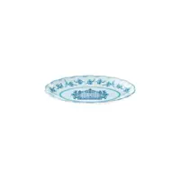 SMALL OVAL TRAY JOSEPHINE DUSTY LIGHT BLUE - Imagen 2