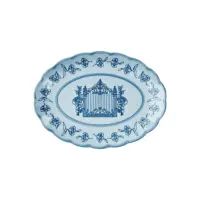 SMALL OVAL TRAY JOSEPHINE DUSTY LIGHT BLUE