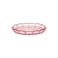 SMALL ROUND TRAY VANITY FLAMINGO PINK