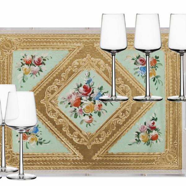 Set Tray / Red Wine Glass / Essence White Wine