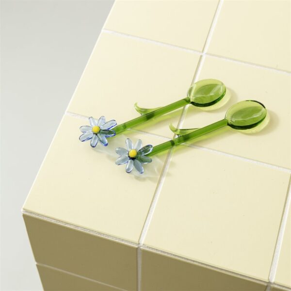 Spoon Flora Blue Set Of 2 - Imagen 4