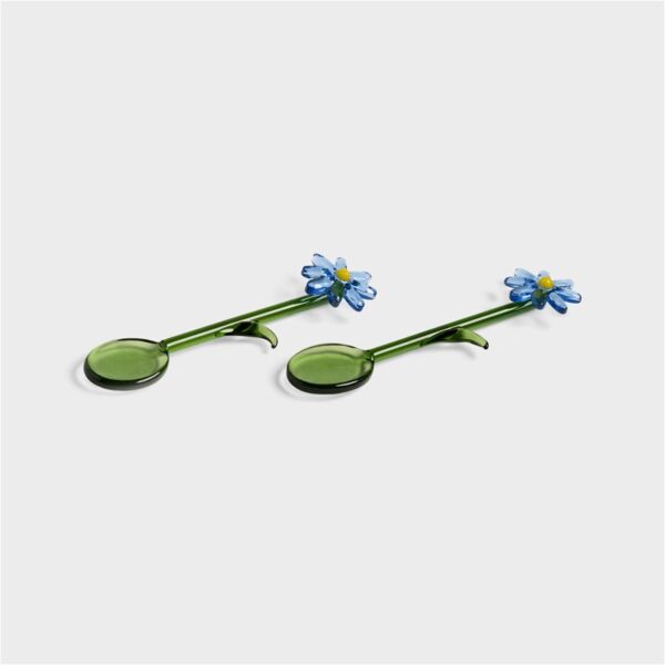 Spoon Flora Blue Set Of 2 - Imagen 2