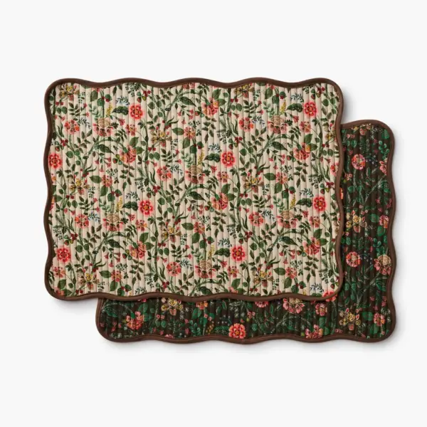 Gracie Quilted Cotton Placemat Set of 4