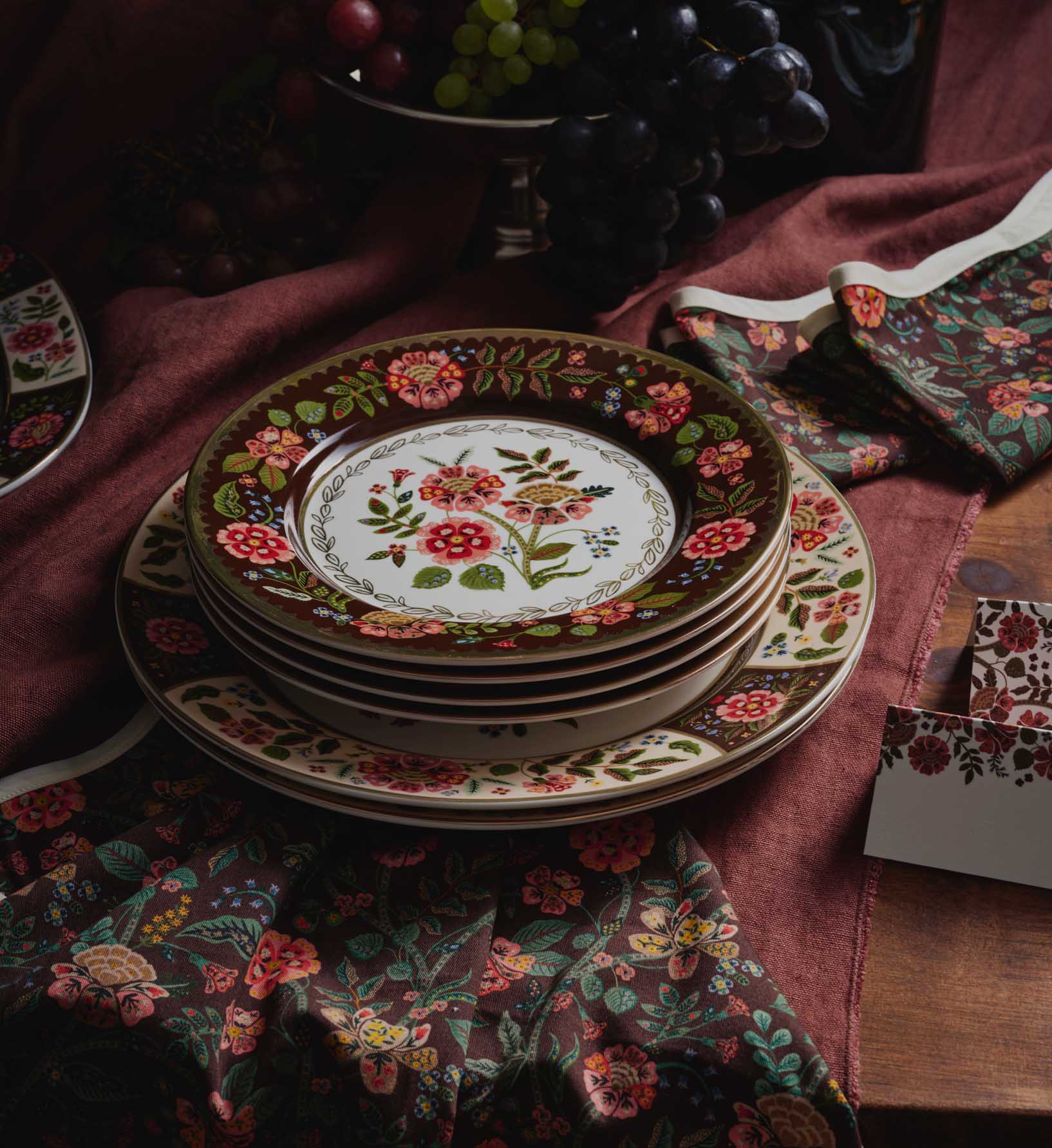 Gracie Porcelain Dinner Plate Set of 4 - Imagen 6