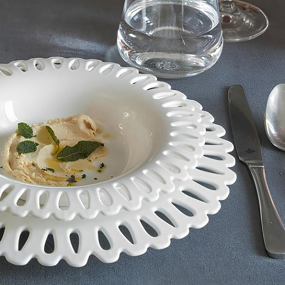 Giulietta Carved Salad Plate 21Cm Set of 6 - Imagen 2