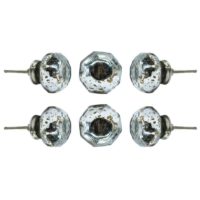 FANTASY MIRRORM GLASS KNOBS SET OF 2 - Imagen 2