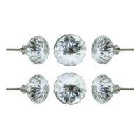 FANTASY MIRRORM GLASS KNOBS SET OF 2 - Imagen 5