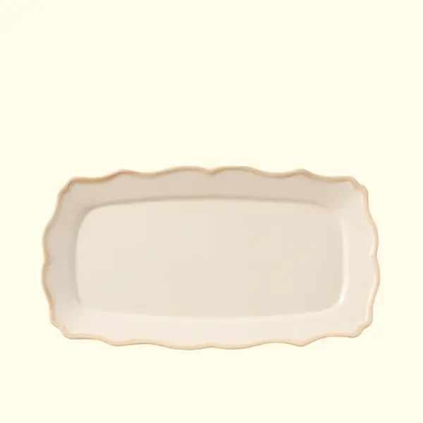 Colette Rect. Tray Beige