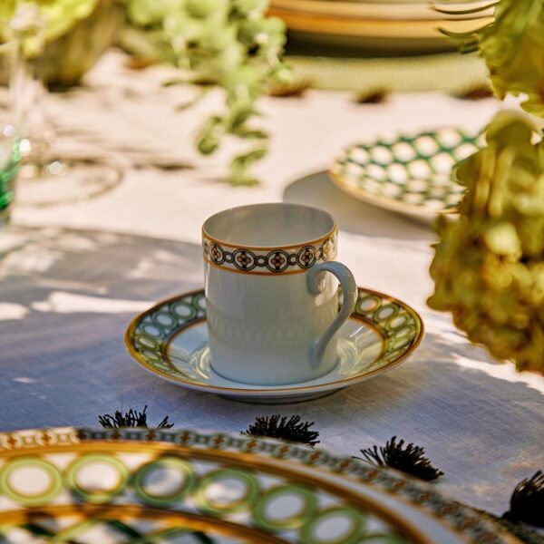Jardin Francais - Coffe Cup and Saucer 3.52 oz