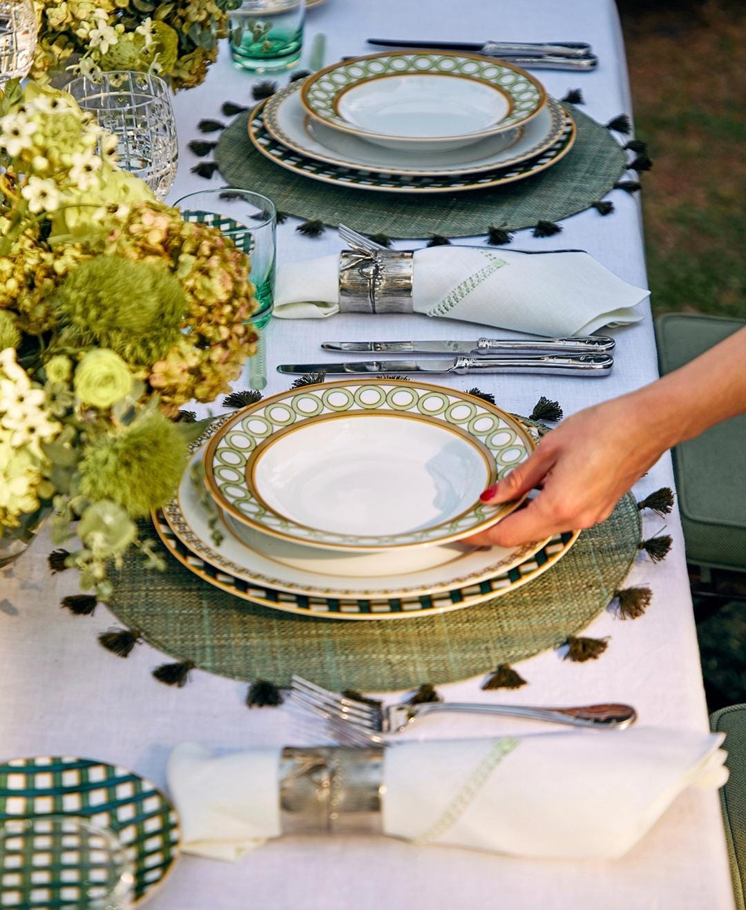 Jardin Francais - Rim Soup Plate 22 cm - Imagen 2