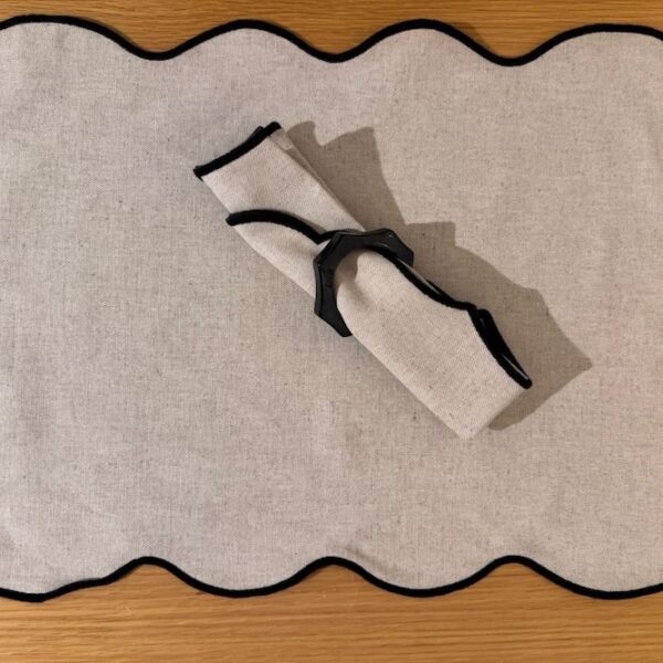 Set Placemat Palma Beige / Napkins Belmonte / Napkin Ring