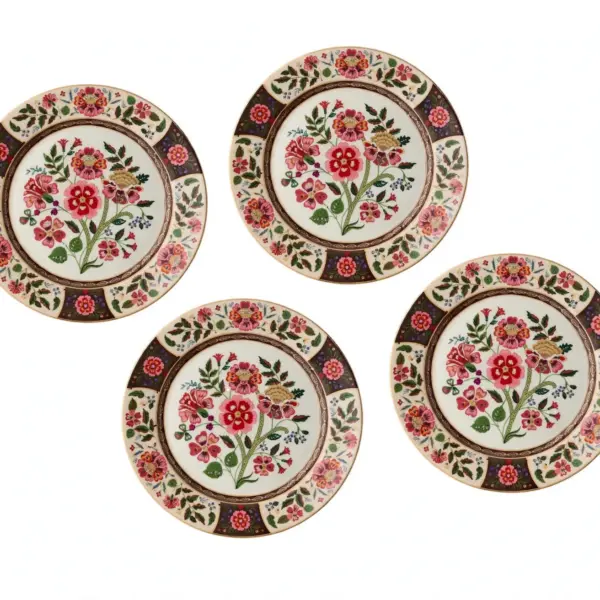 Gracie Porcelain Dinner Plate Set of 4