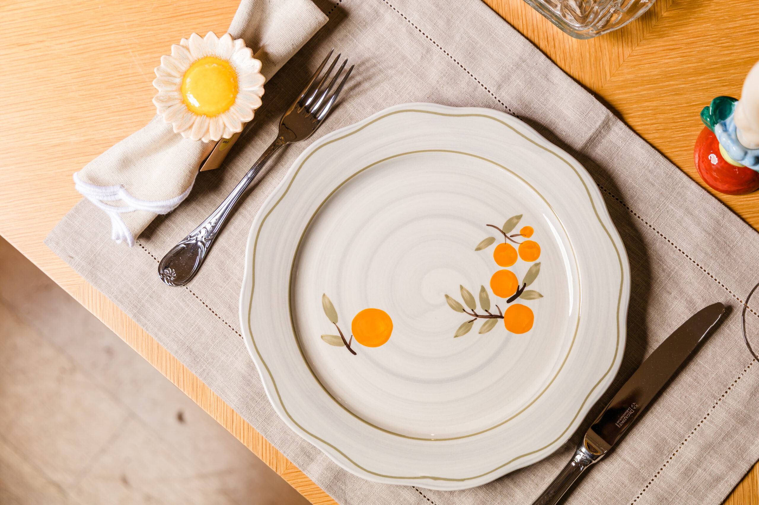 Citrus Dinner Plate Green Set of 6 - Imagen 2