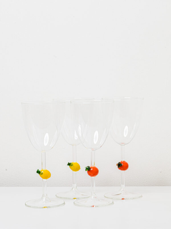 Tecca Frutta Globet Lemon Orange Set de 4
