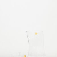 Sui Drinking Glass & Jug Bubbles Clear Set of 3
