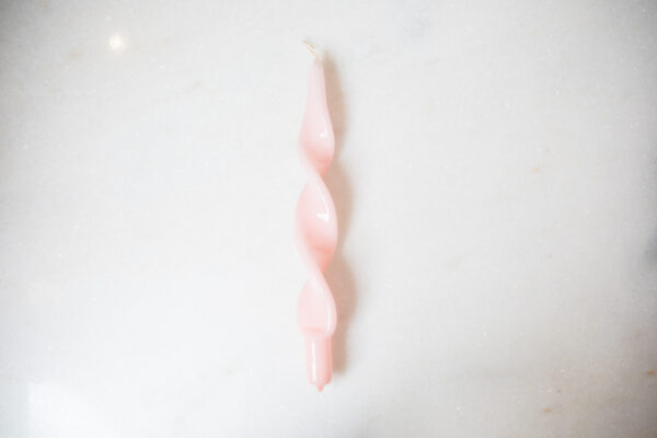 Candle Elica Pink Set de 4