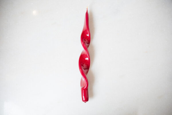 Candle Elica Red Set de 4