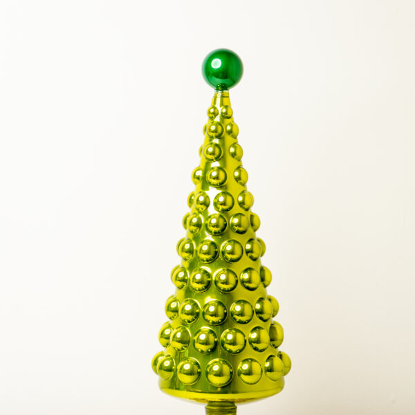Midcentury Modern Hobnail Tree-Green Large