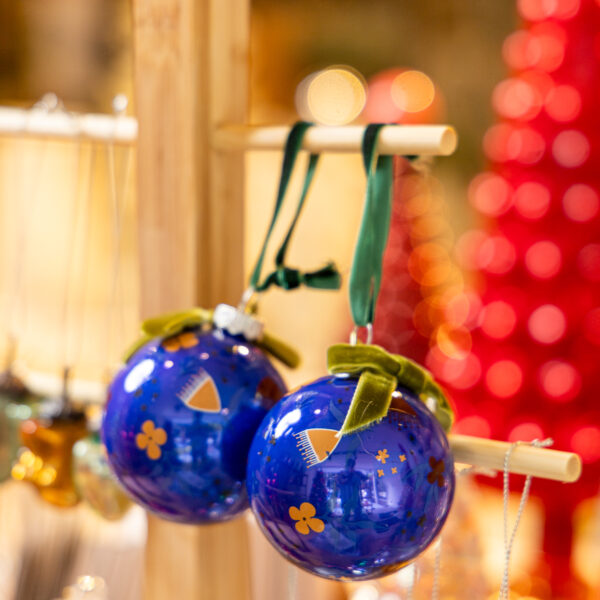 MEADOW FIELD BAUBLE-SM BRIGHT SET OF 4
