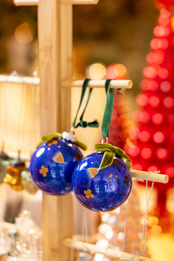 MEADOW FIELD BAUBLE-SM BRIGHT SET OF 4