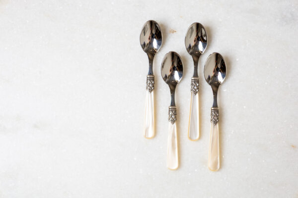 Ginevra Pearl Moka Spoon / Set of 4