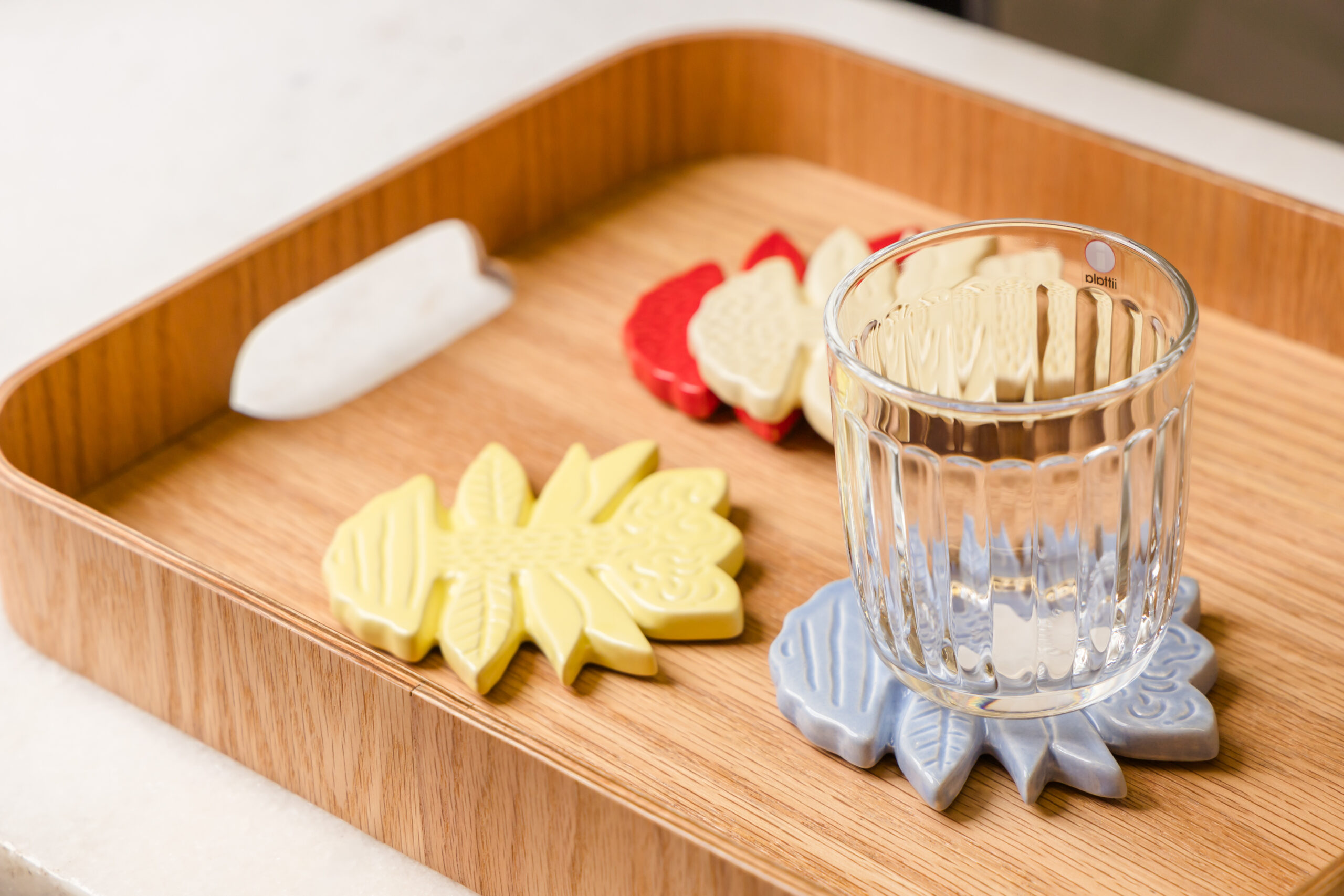 Coasters blume set of 4 - Imagen 4